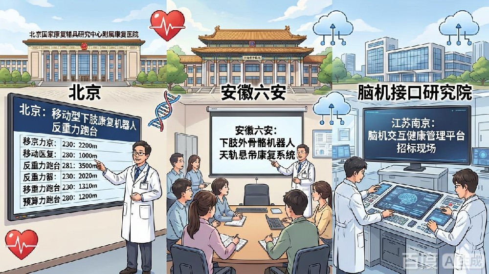多地公立医院集中采购智能康复设备！外骨骼、脑机康复系统批量进入临床病区
